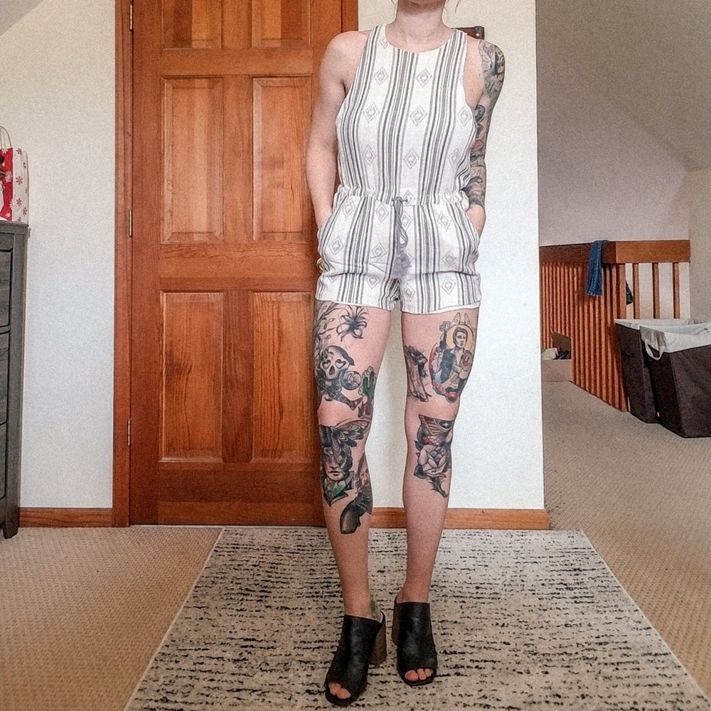 Ecoté Linen Romper